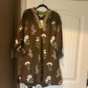Floral Brown Dress Size Medium - new with tags - Umgee